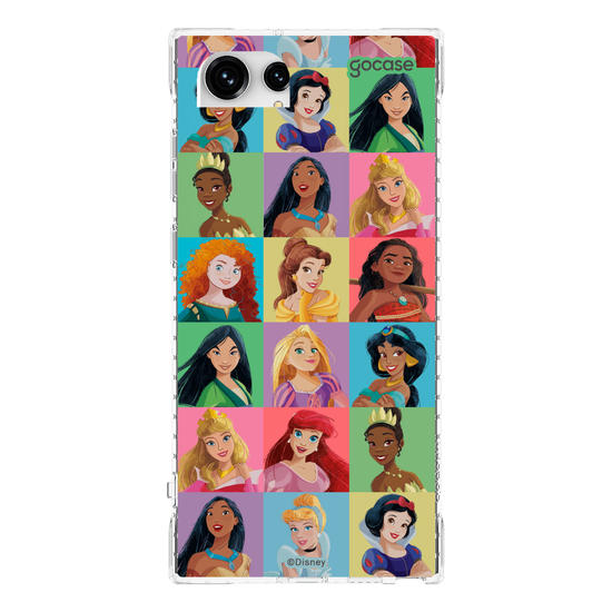 Capinha para celular  Xadrez de Princesas
