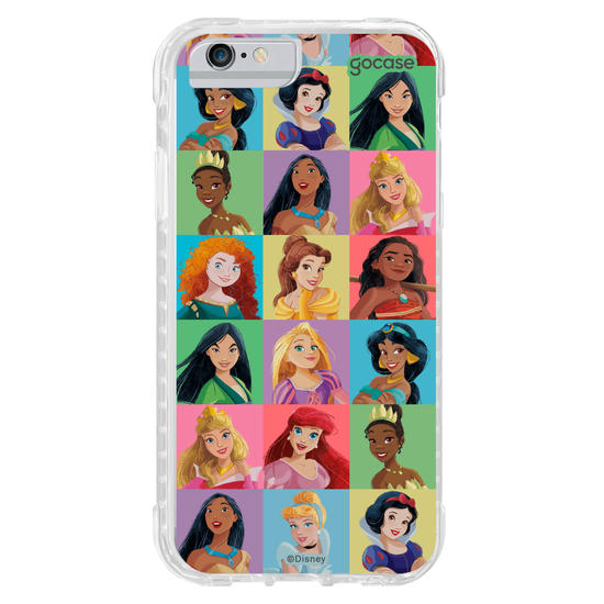 Capinha para celular  Xadrez de Princesas