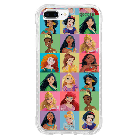 Capinha para celular  Xadrez de Princesas