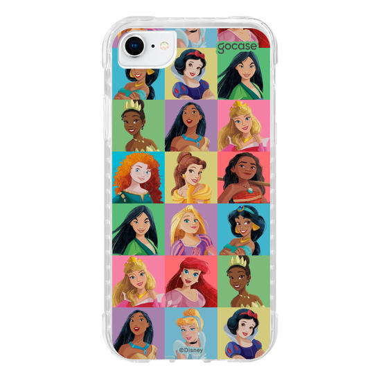 Capinha para celular  Xadrez de Princesas
