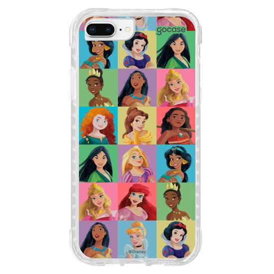 Capinha para celular  Xadrez de Princesas
