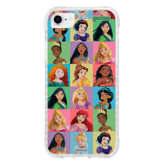 Capinha para celular  Xadrez de Princesas