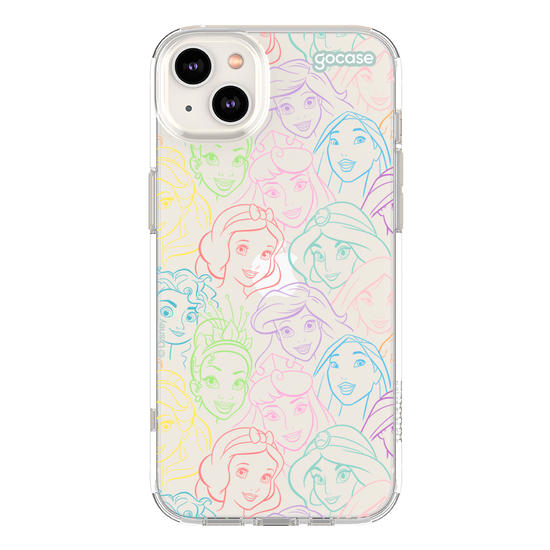 Capinha para celular  Princesas - Rostinhos Rainbow