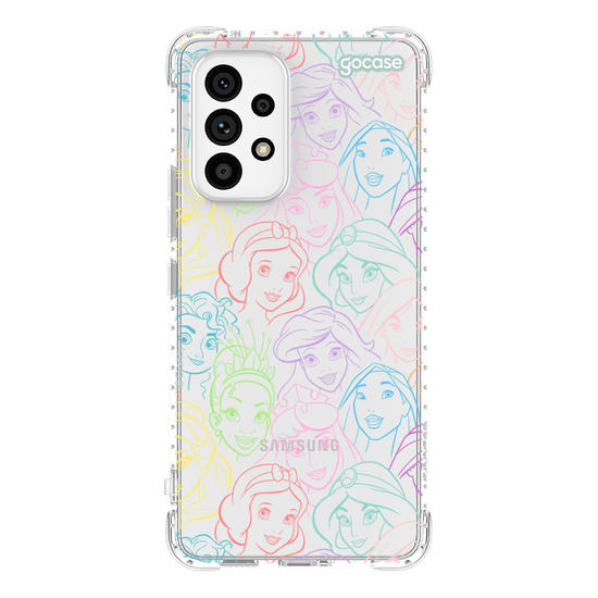 Capinha para celular  Princesas - Rostinhos Rainbow