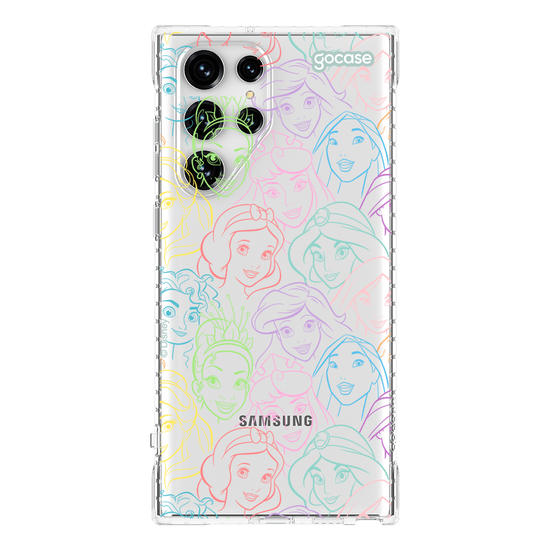 Capinha para celular  Princesas - Rostinhos Rainbow