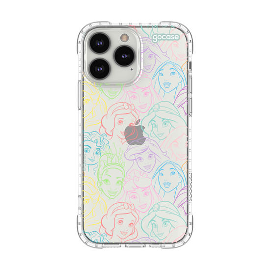 Capinha para celular  Princesas - Rostinhos Rainbow