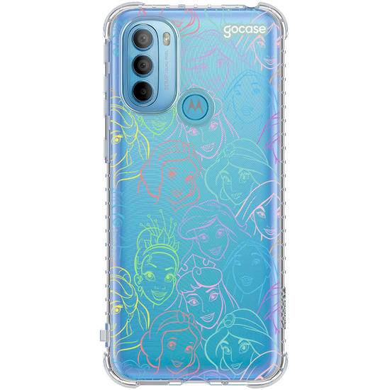 Capinha para celular  Princesas - Rostinhos Rainbow