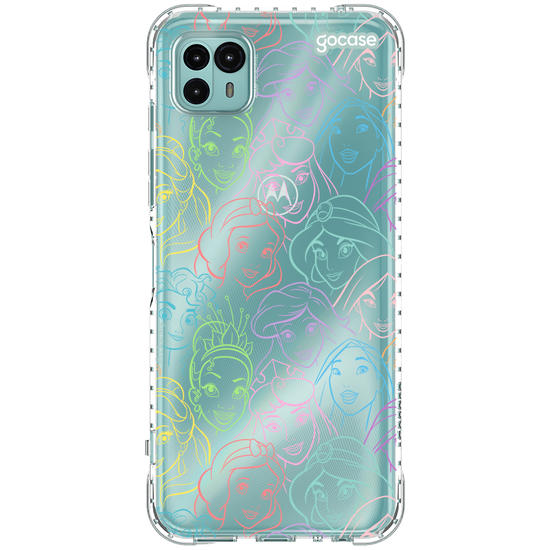 Capinha para celular  Princesas - Rostinhos Rainbow