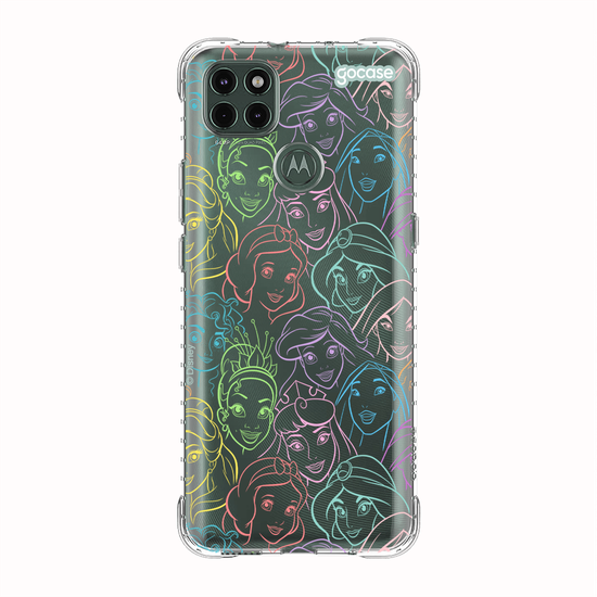 Capinha para celular  Princesas - Rostinhos Rainbow