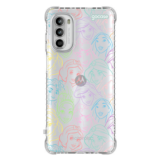 Capinha para celular  Princesas - Rostinhos Rainbow