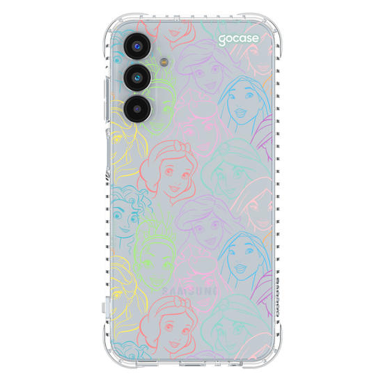 Capinha para celular  Princesas - Rostinhos Rainbow