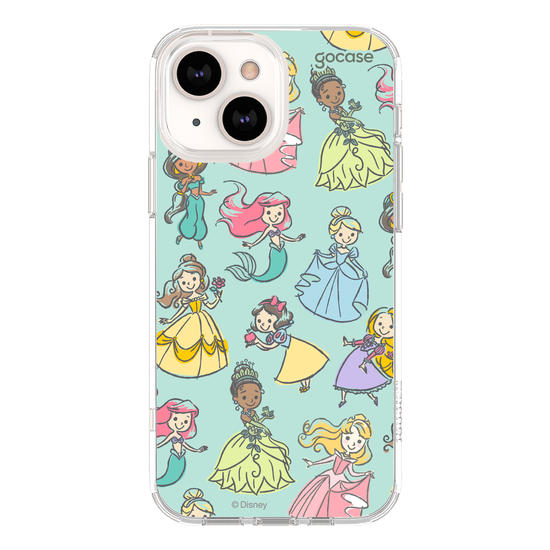 Capinha para celular Princesas Doodle Sketch