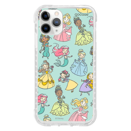 Capinha para celular  Princesas Doodle Sketch