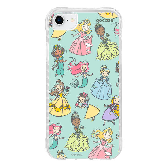 Capinha para celular  Princesas Doodle Sketch