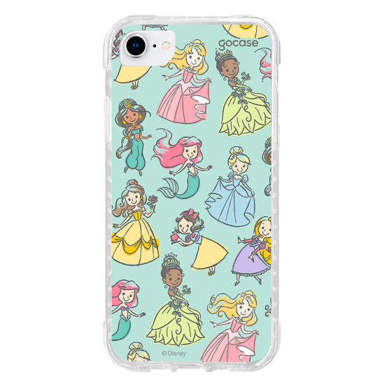 Capinha para celular  Princesas Doodle Sketch