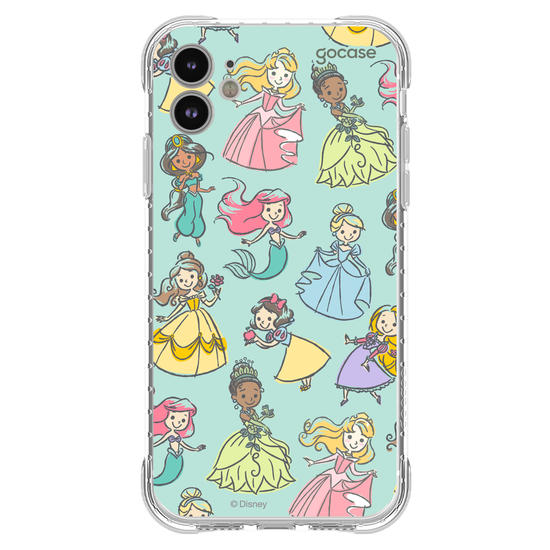Capinha para celular  Princesas Doodle Sketch
