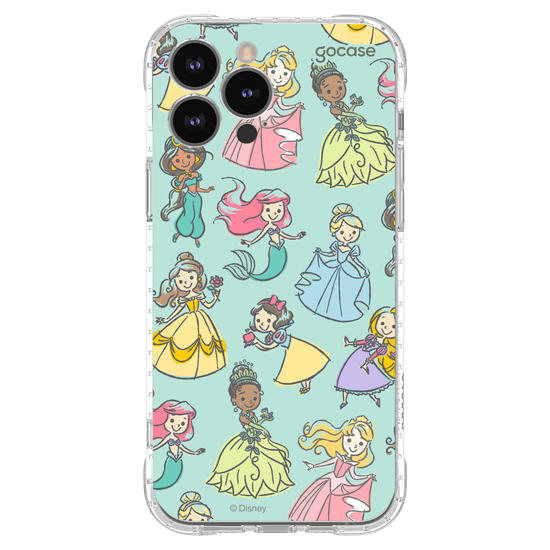 Capinha para celular  Princesas Doodle Sketch