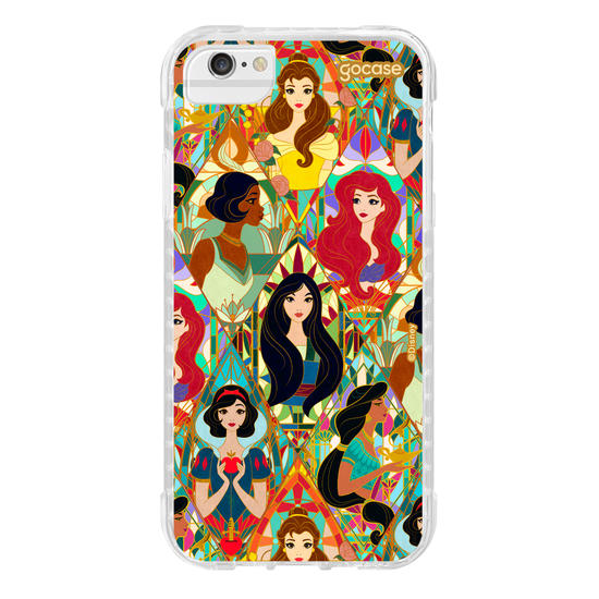 Capinha para celular  Princesas - Vitral