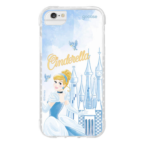 Capinha para celular  Cinderela - Castelo Aquarelado