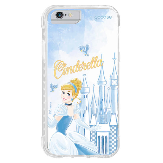 Capinha para celular  Cinderela - Castelo Aquarelado