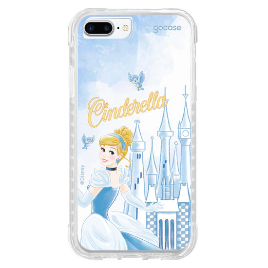 Capinha para celular  Cinderela - Castelo Aquarelado