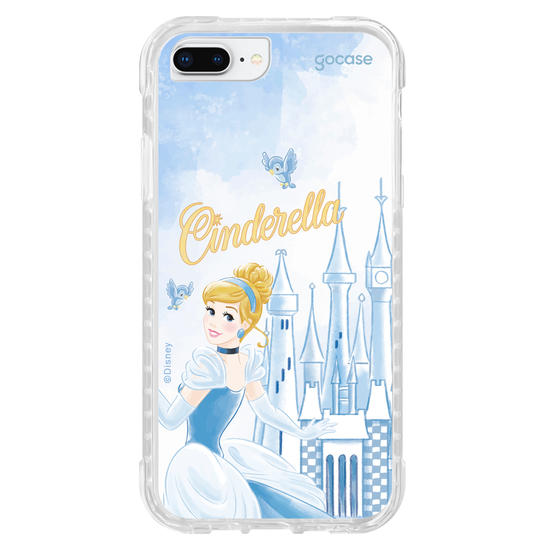 Capinha para celular  Cinderela - Castelo Aquarelado