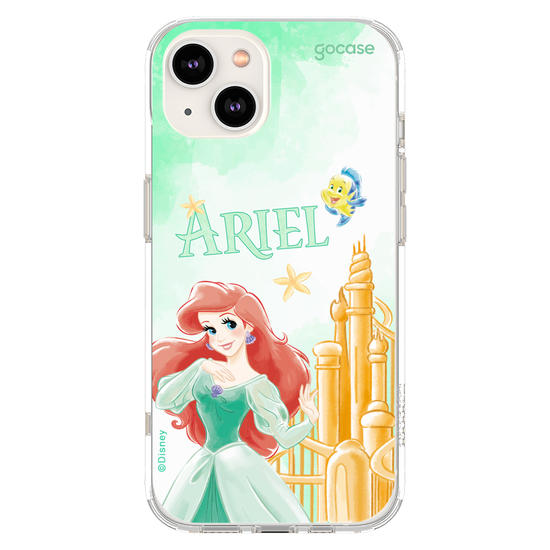 Capinha para celular  Ariel - Castelo Aquarelado