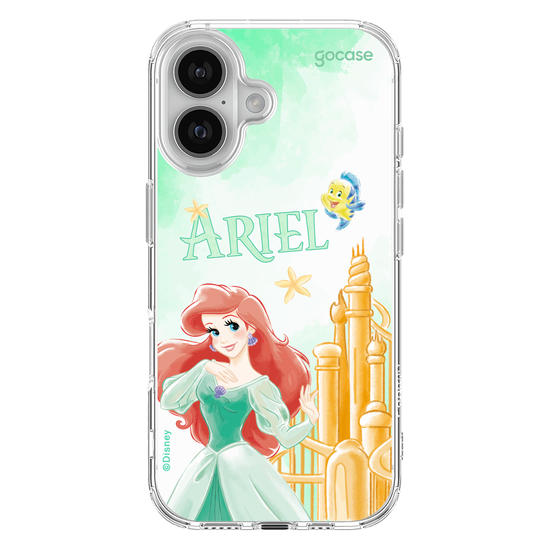 Capinha para celular  Ariel - Castelo Aquarelado