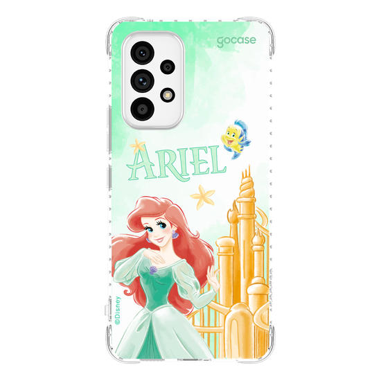 Capinha para celular  Ariel - Castelo Aquarelado