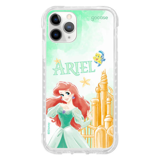 Capinha para celular  Ariel - Castelo Aquarelado