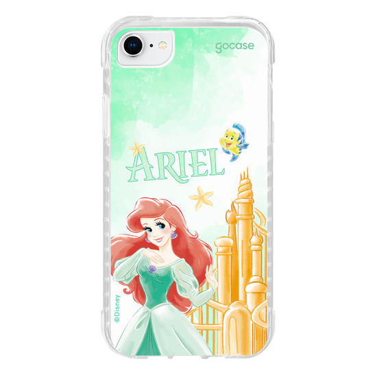 Capinha para celular  Ariel - Castelo Aquarelado