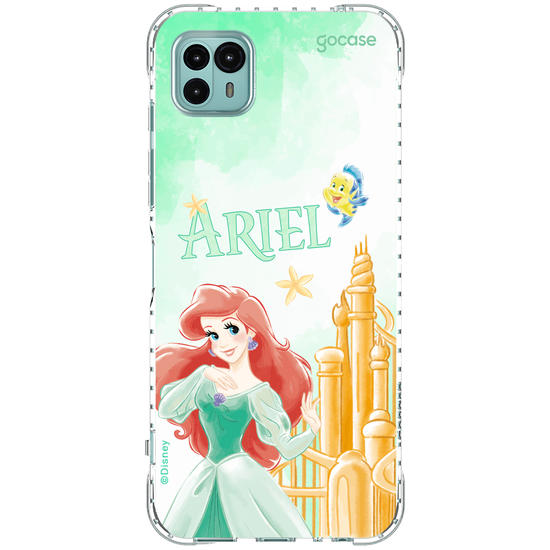 Capinha para celular  Ariel - Castelo Aquarelado
