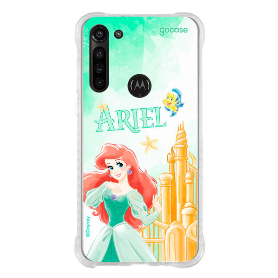 Capinha para celular  Ariel - Castelo Aquarelado