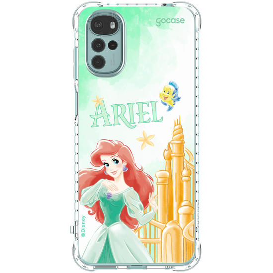 Capinha para celular  Ariel - Castelo Aquarelado