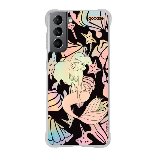 Capinha para celular  Princesas - Ariel - Holográfico