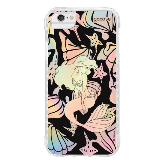 Capinha para celular  Princesas - Ariel - Holográfico