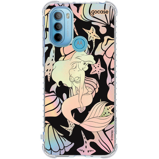 Capinha para celular  Princesas - Ariel - Holográfico