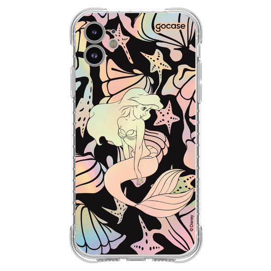 Capinha para celular  Princesas - Ariel - Holográfico