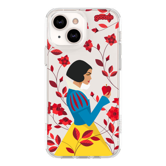 Capinha para celular  Branca de Neve - Rosas Vermelhas