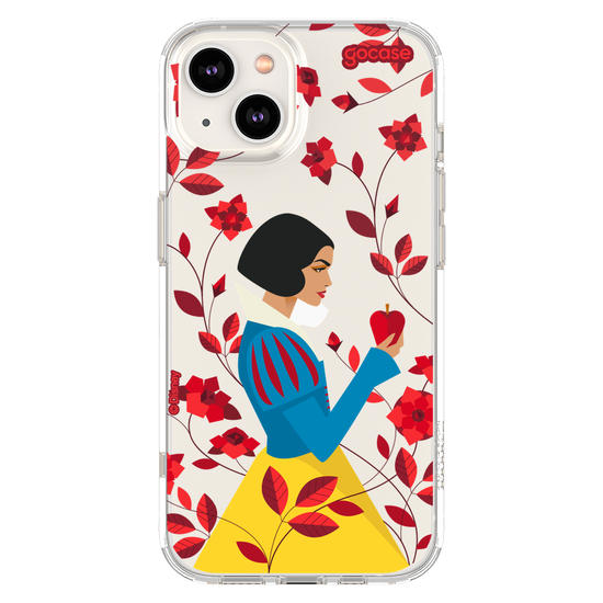 Capinha para celular  Branca de Neve - Rosas Vermelhas