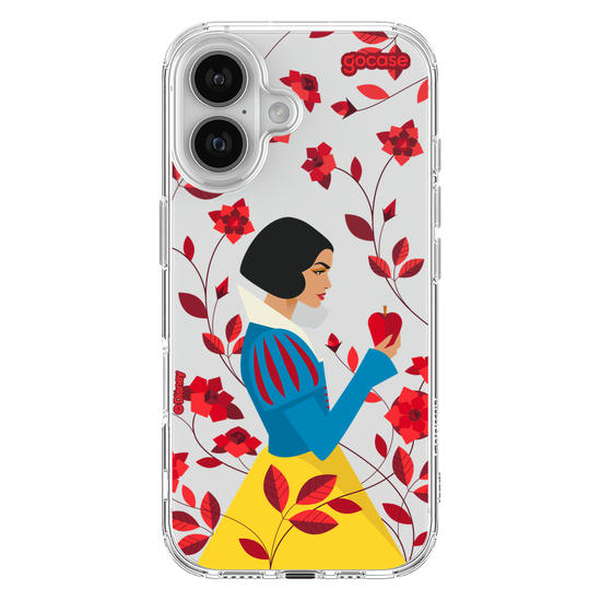 Capinha para celular  Branca de Neve - Rosas Vermelhas