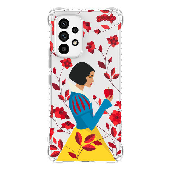 Capinha para celular  Branca de Neve - Rosas Vermelhas