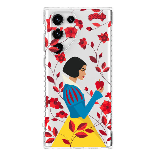 Capinha para celular  Branca de Neve - Rosas Vermelhas