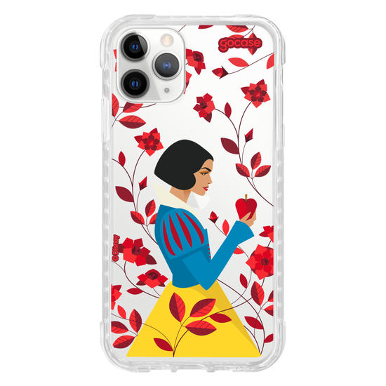 Capinha para celular  Branca de Neve - Rosas Vermelhas