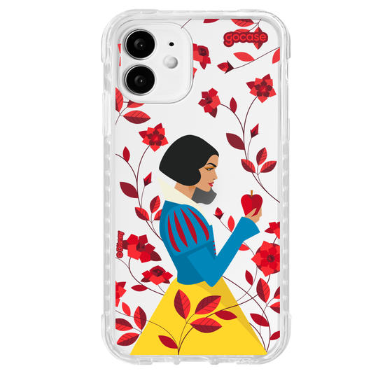 Capinha para celular  Branca de Neve - Rosas Vermelhas