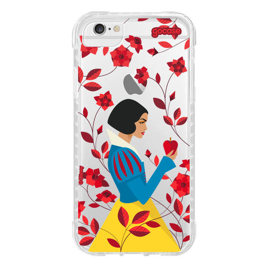 Capinha para celular  Branca de Neve - Rosas Vermelhas