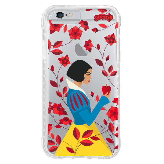 Capinha para celular  Branca de Neve - Rosas Vermelhas