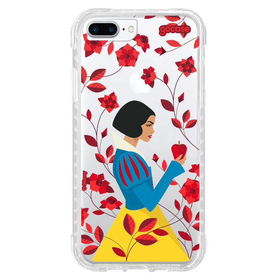 Capinha para celular  Branca de Neve - Rosas Vermelhas