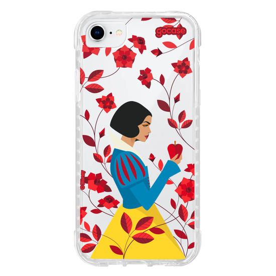 Capinha para celular  Branca de Neve - Rosas Vermelhas