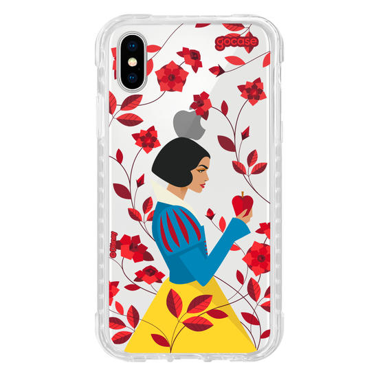 Capinha para celular  Branca de Neve - Rosas Vermelhas